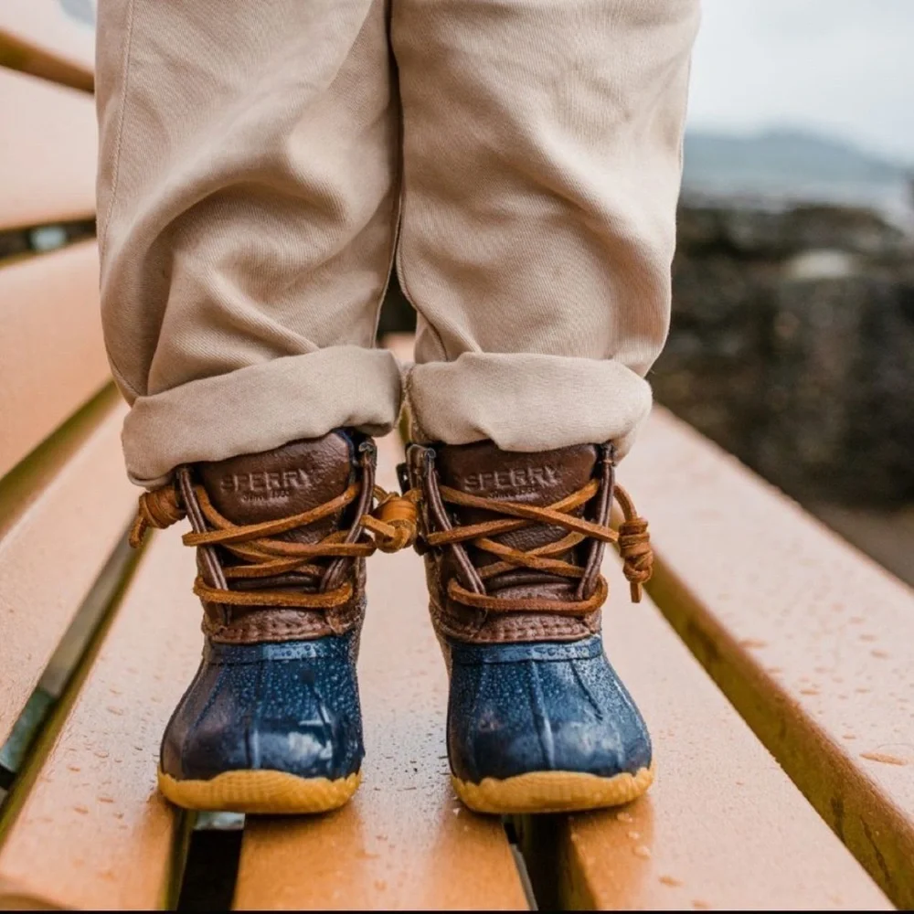 Sperry Kids Two-Tone Duck Boots